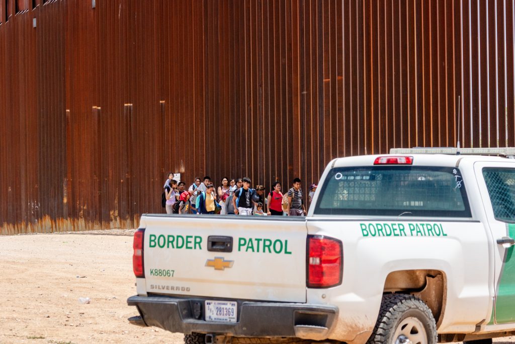 Inmigrantes en el desierto, altas temperaturas